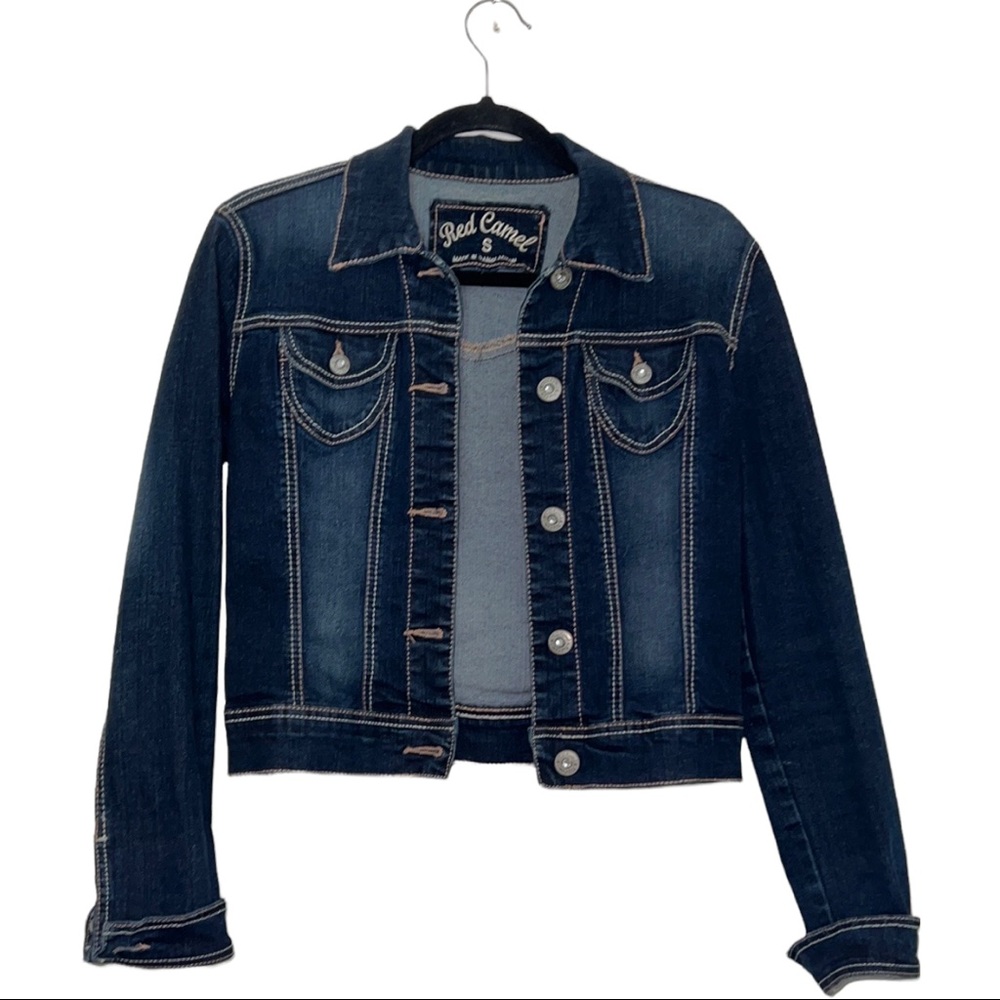 Red Camel Juniors Blue Jean Jacket Size: S
